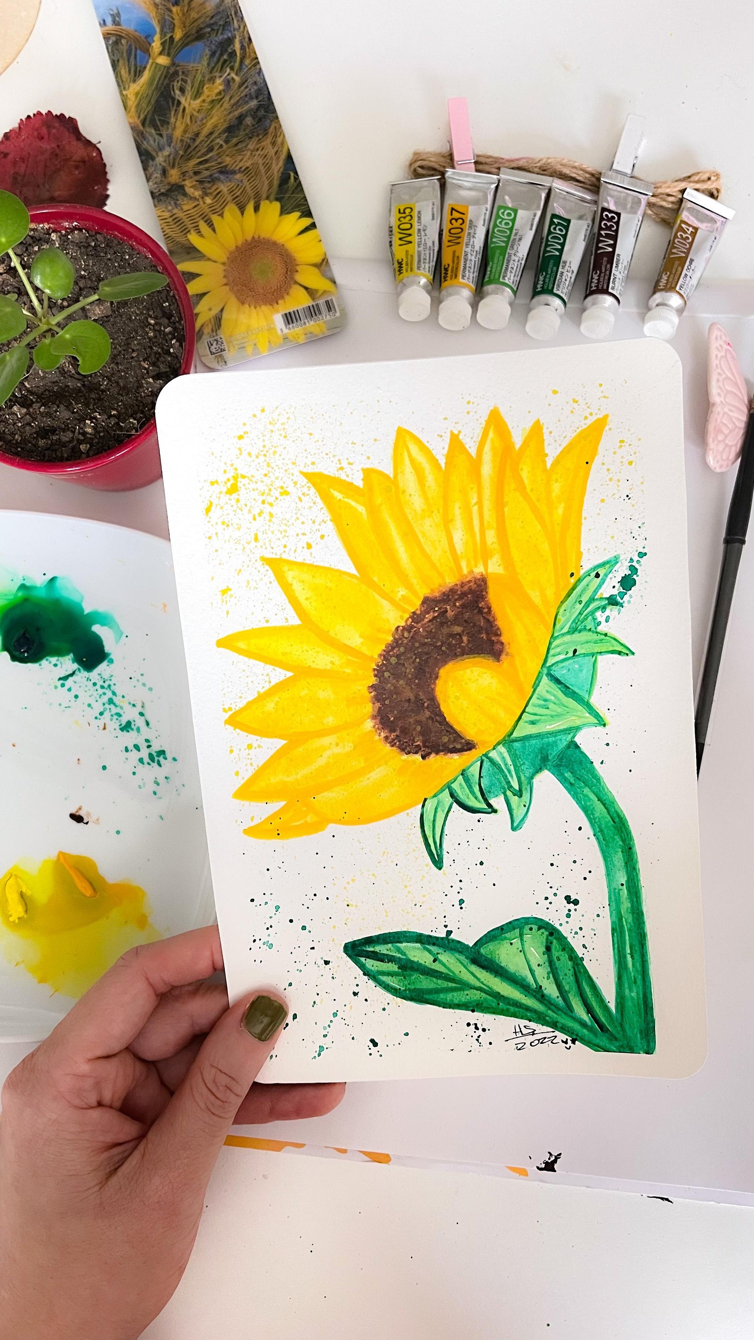 SAMPLE PROJECT: SUNFLOWERS - image 3 - student project