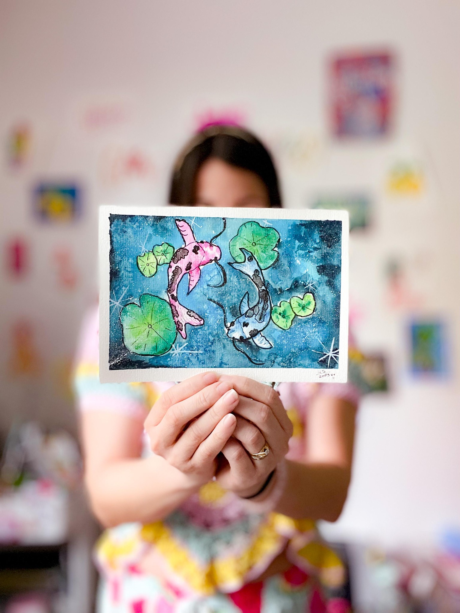 SAMPLE PROJECT: Koi Fishes in a Pond - image 6 - student project