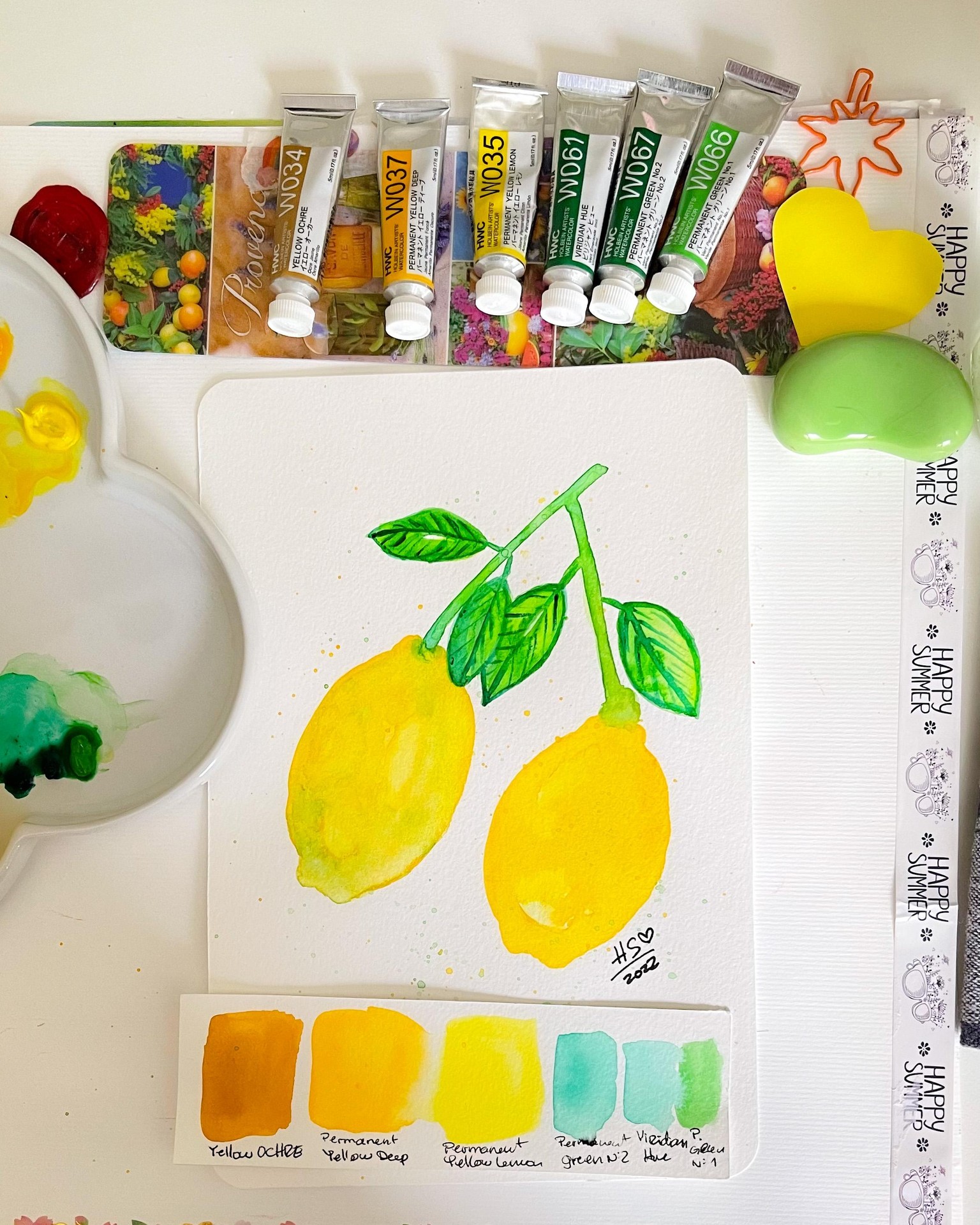 SAMPLE PROJECT: Loose Watercolor Lemons - image 3 - student project