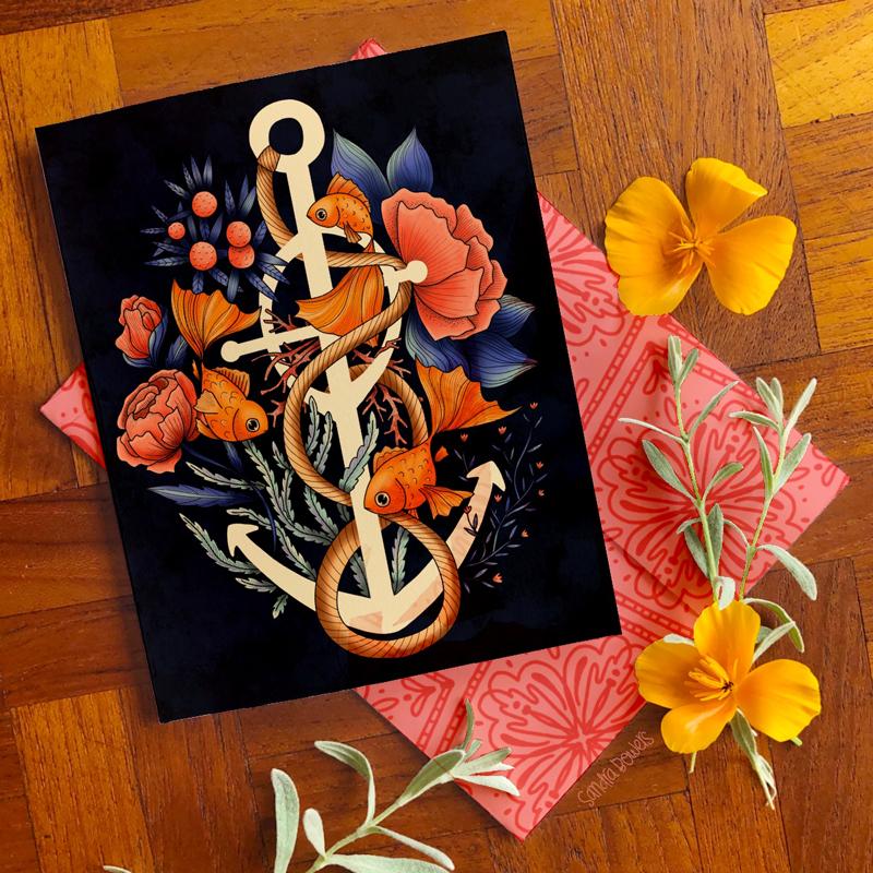 Sample Project for Create Mockups on your iPad with Procreate Class - image 4 - student project