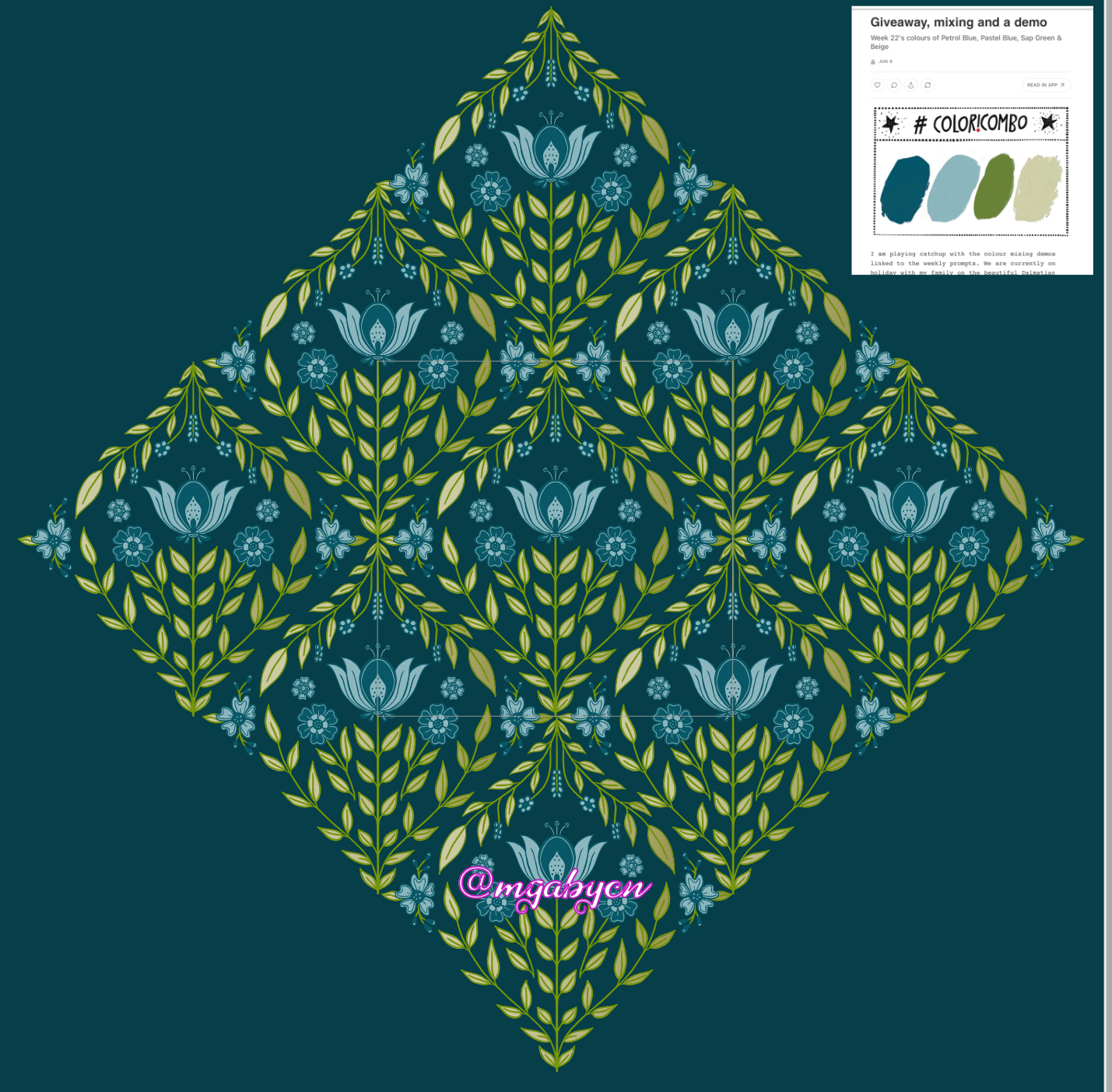 Blue and green - image 2 - student project