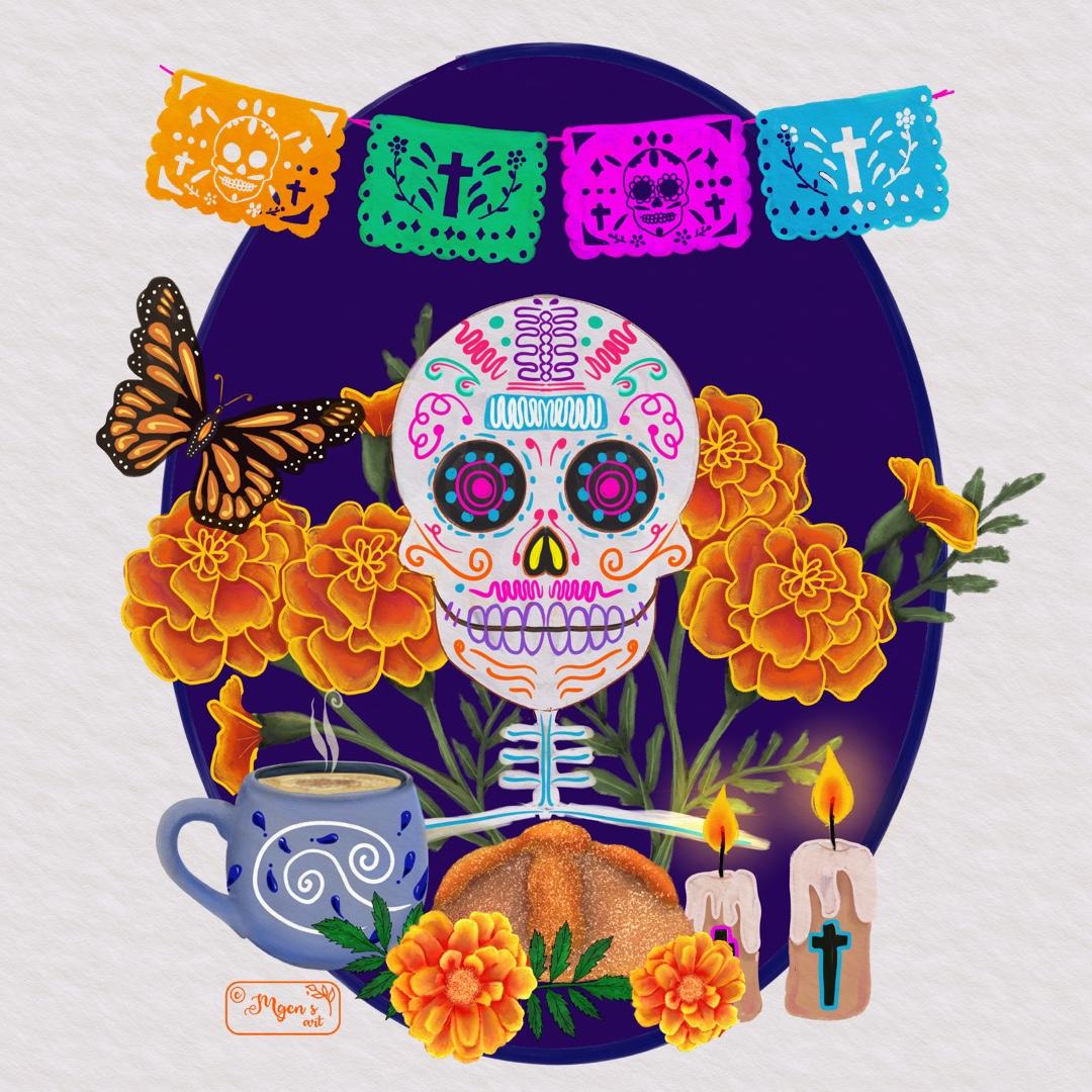 Dia de Muertos final design - image 1 - student project