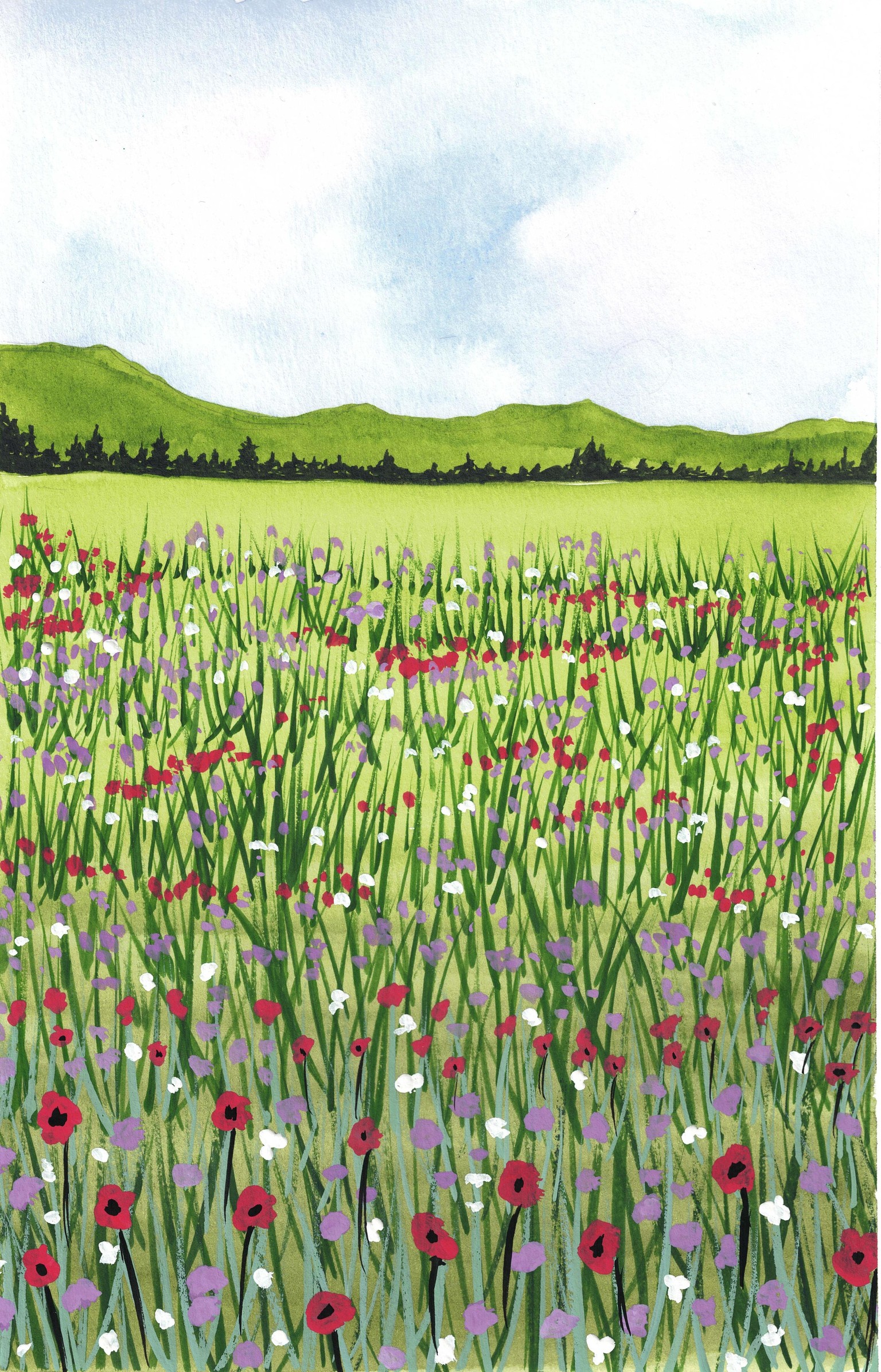 Floral Field - image 1 - student project