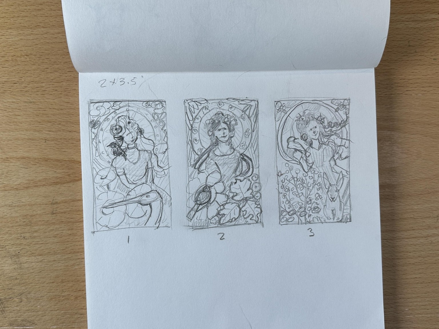 Mucha-Style Inspired Poster Illustration - image 2 - student project