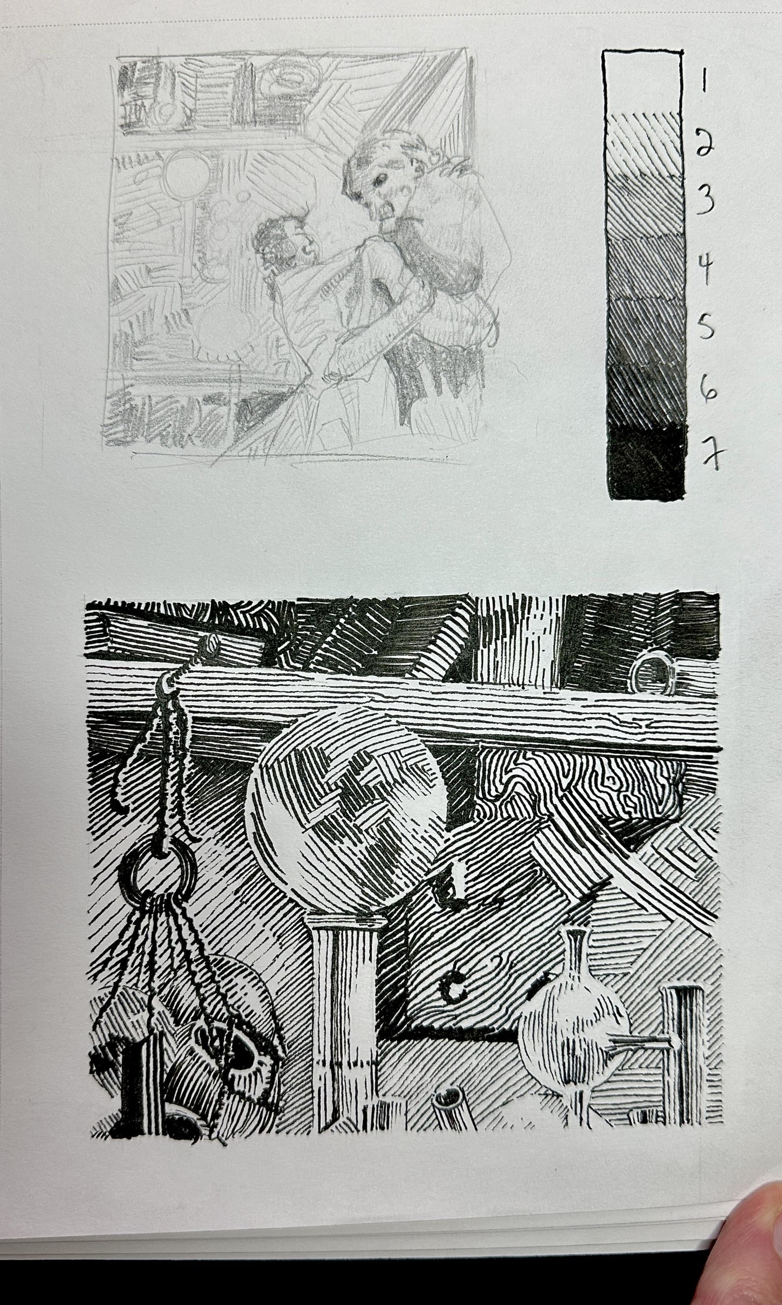 Bernie Wrightson Sample Study - image 2 - student project
