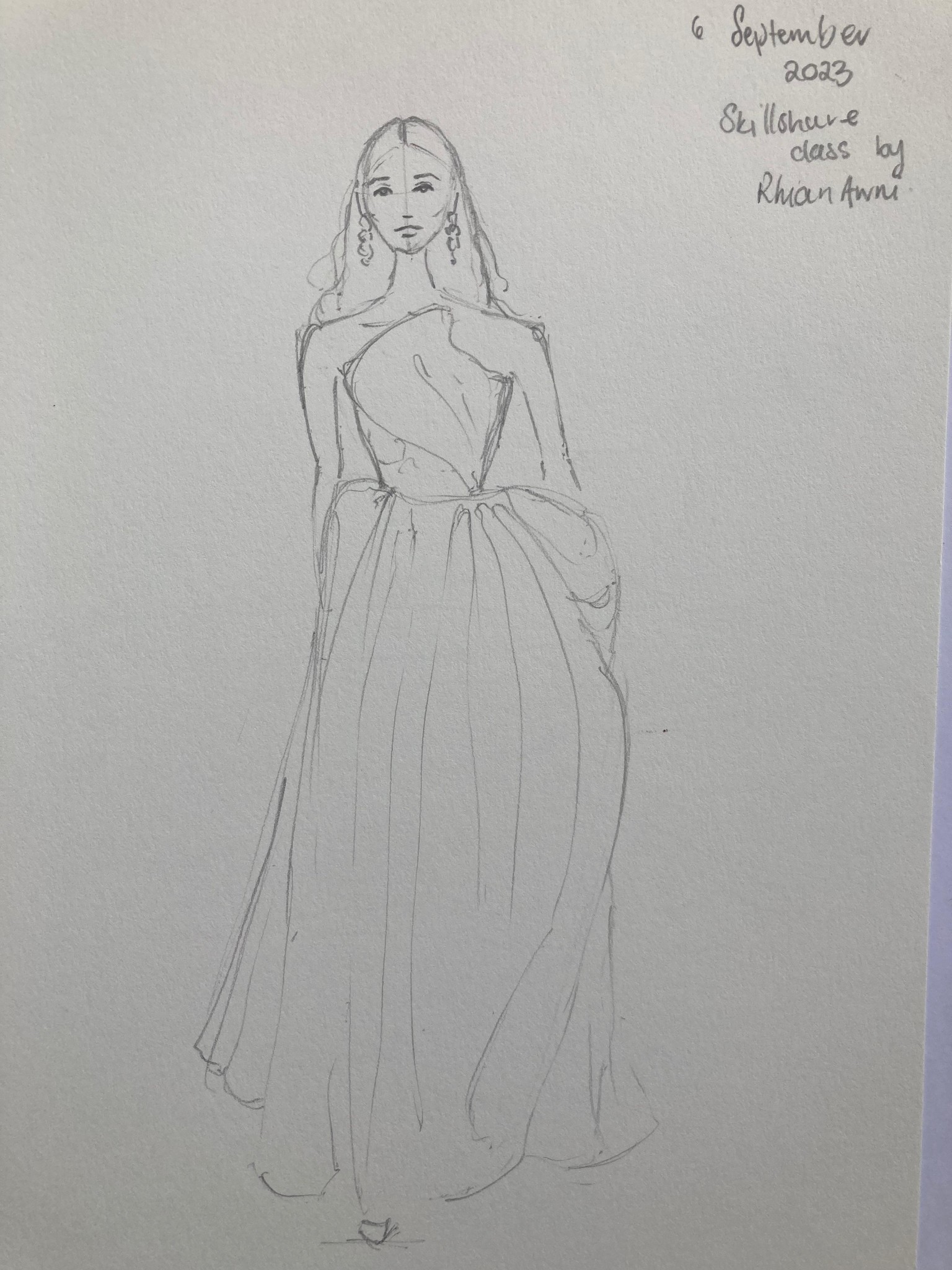 A fun watercolour fashion illustration - image 1 - student project