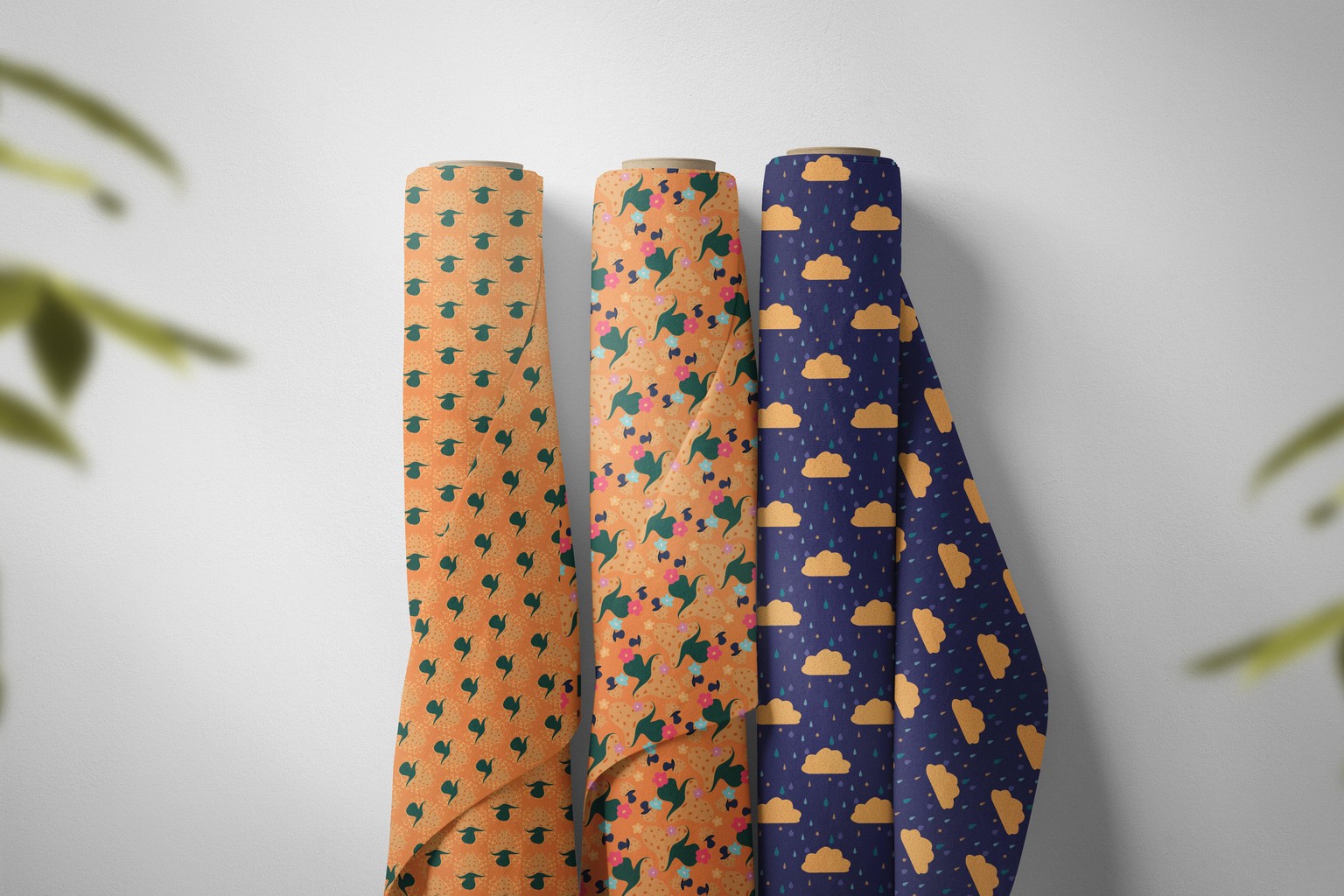 Colección de telas con estampados sin costuras - image 1 - student project