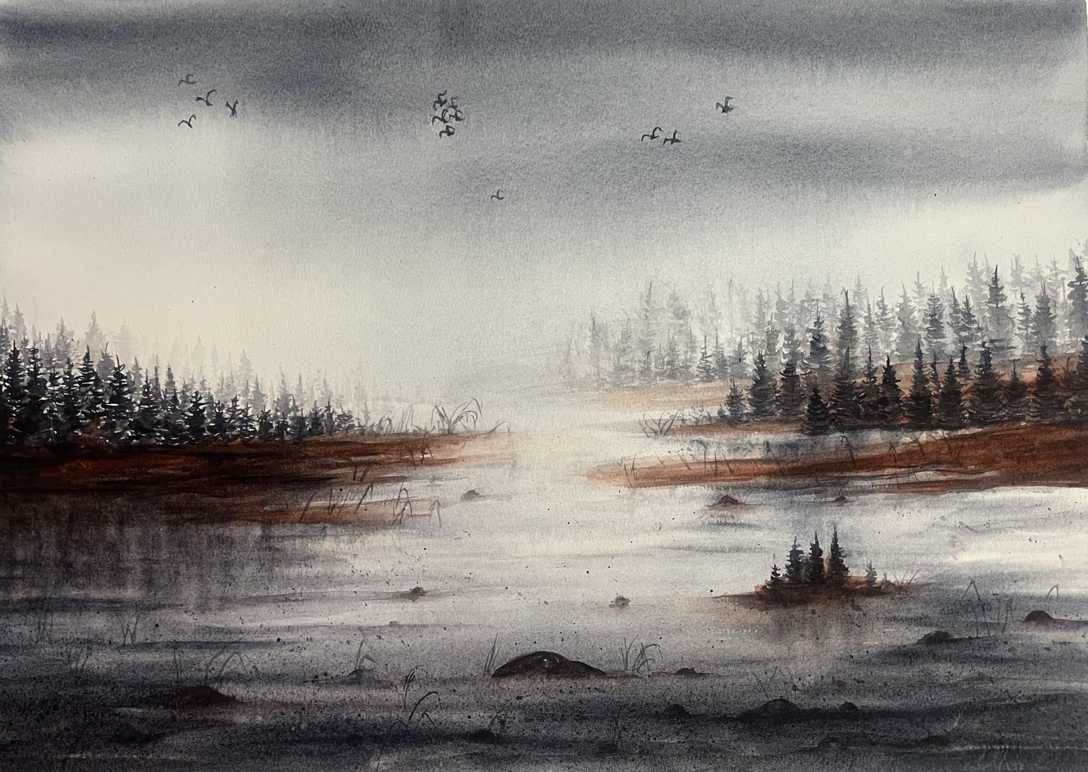 Moody landscape - image 1 - student project