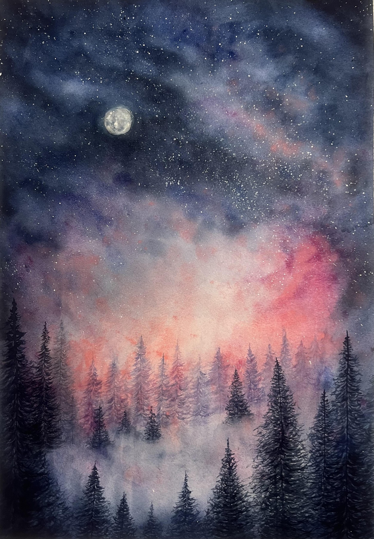 Candy sky landscape - image 2 - student project