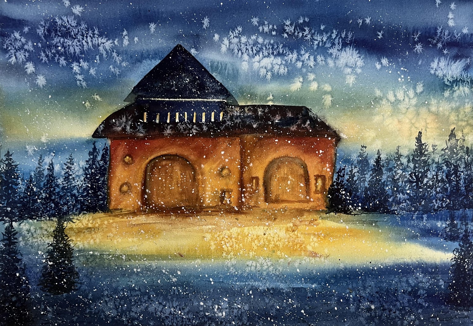 Winter night - image 2 - student project