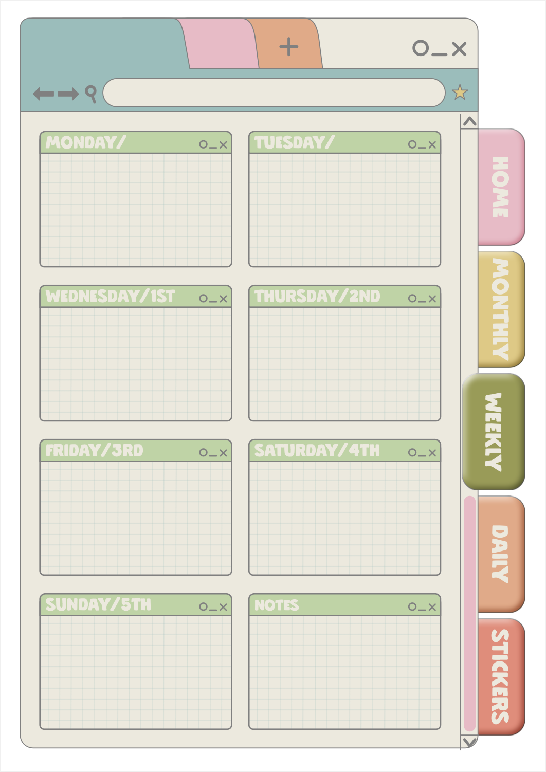 Digital Planner - image 3 - student project