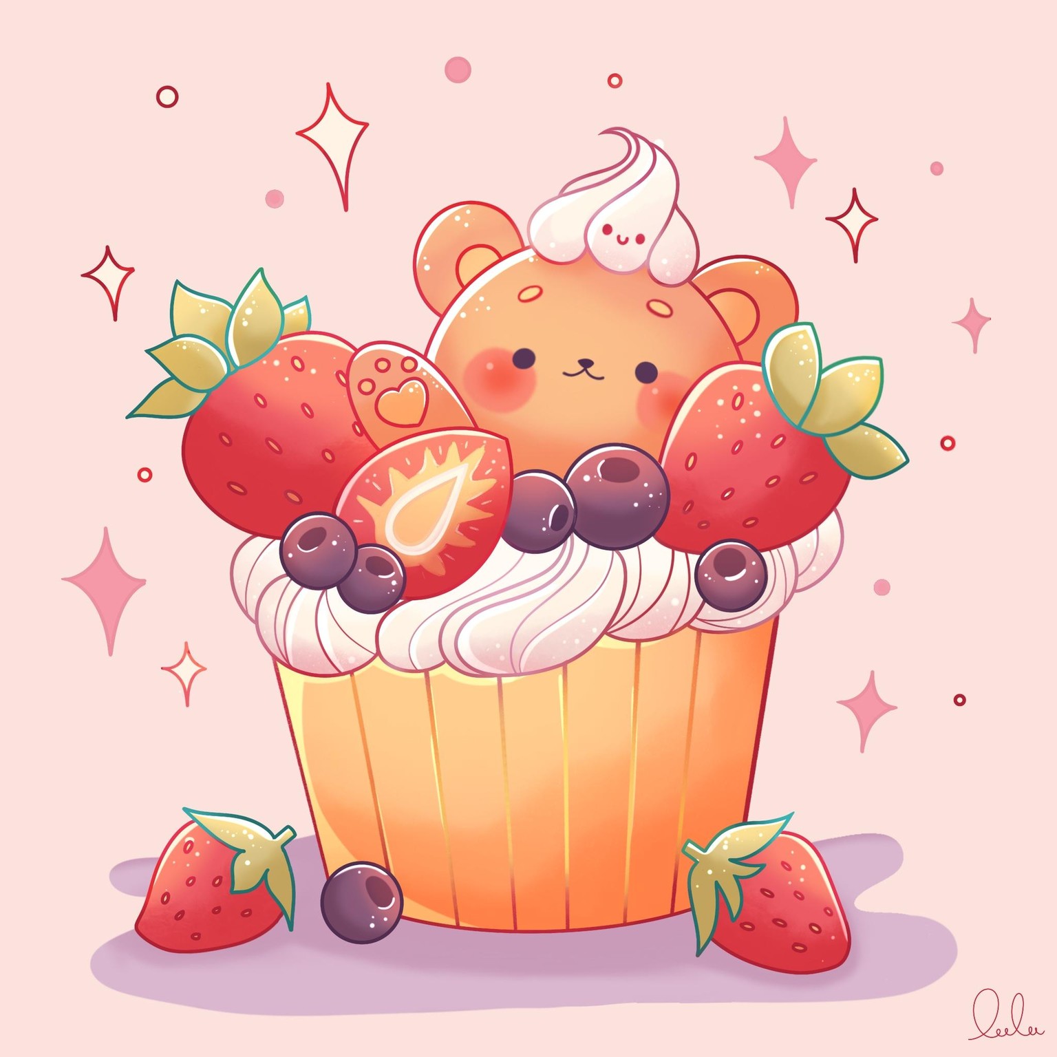 Teddy Bear Muffin - image 1 - student project