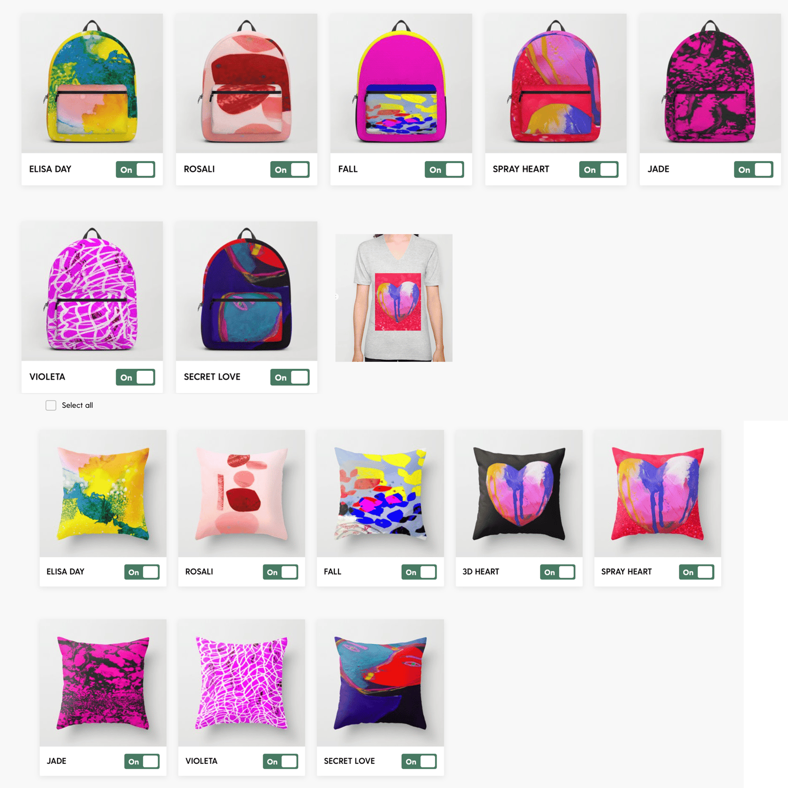 Society6 - image 1 - student project