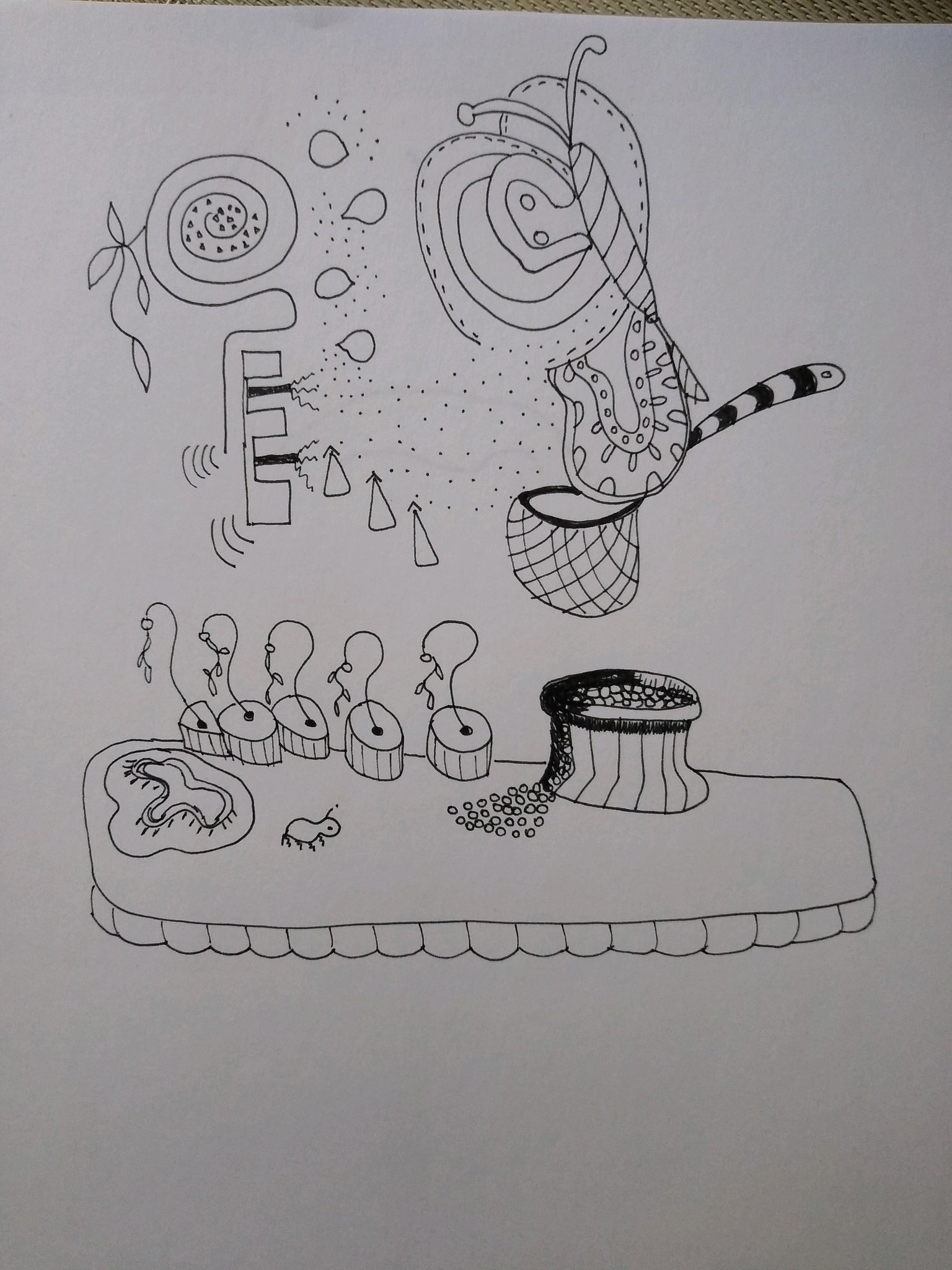 Doodle while distracted-- opens creativity - image 1 - student project