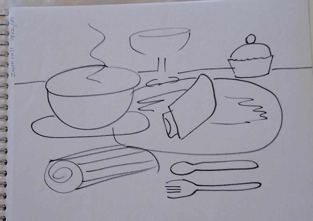 Doodle while distracted-- opens creativity - image 2 - student project