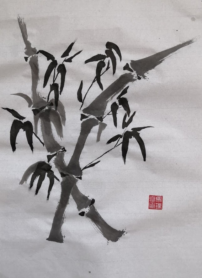 Chinese bamboo painting - image 1 - student project