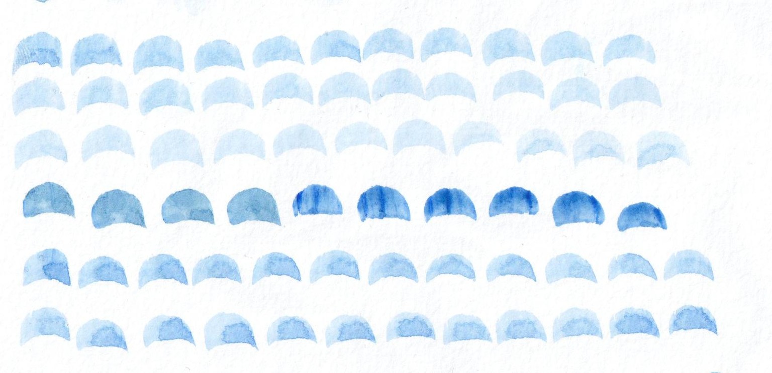 Watercolour doodles transformed into seamless repeating patterns - image 4 - student project