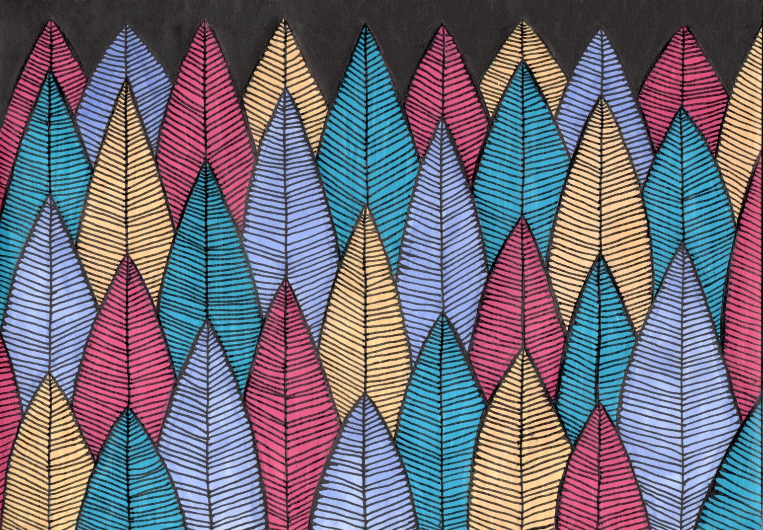 Meditative drawing - image 1 - student project