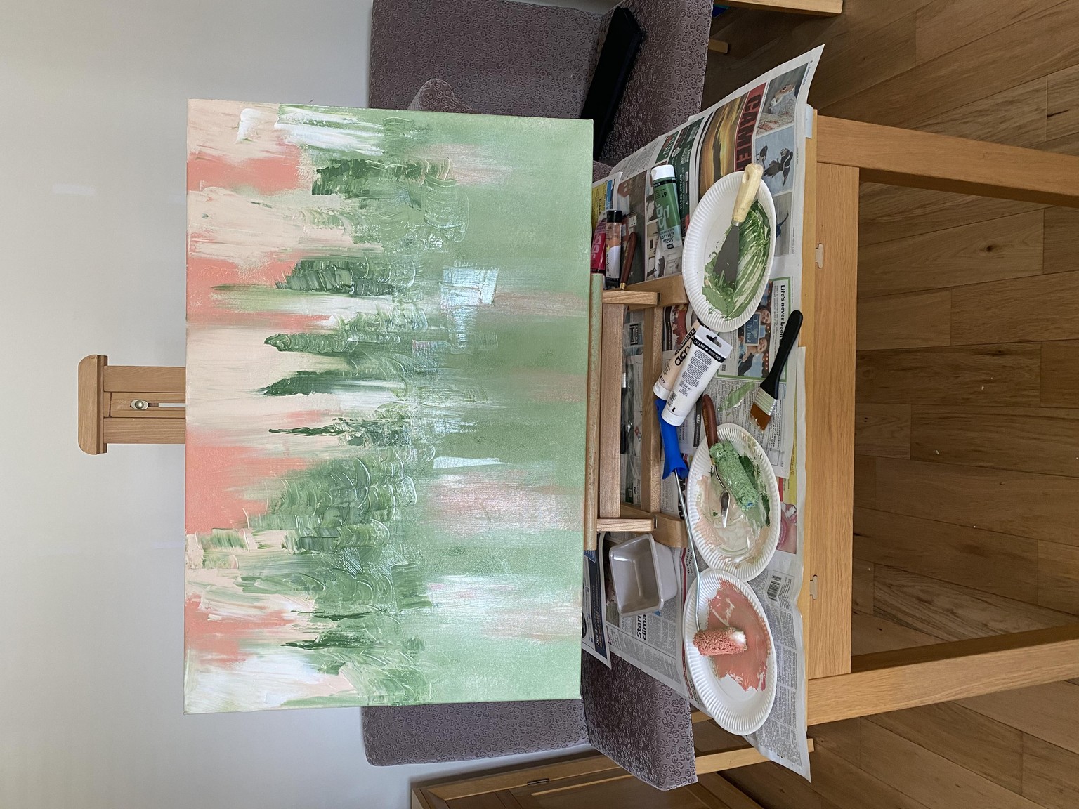 Abstract with Gold Leaf - image 5 - student project