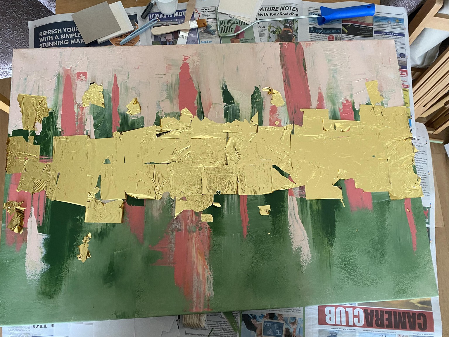 Abstract with Gold Leaf - image 8 - student project