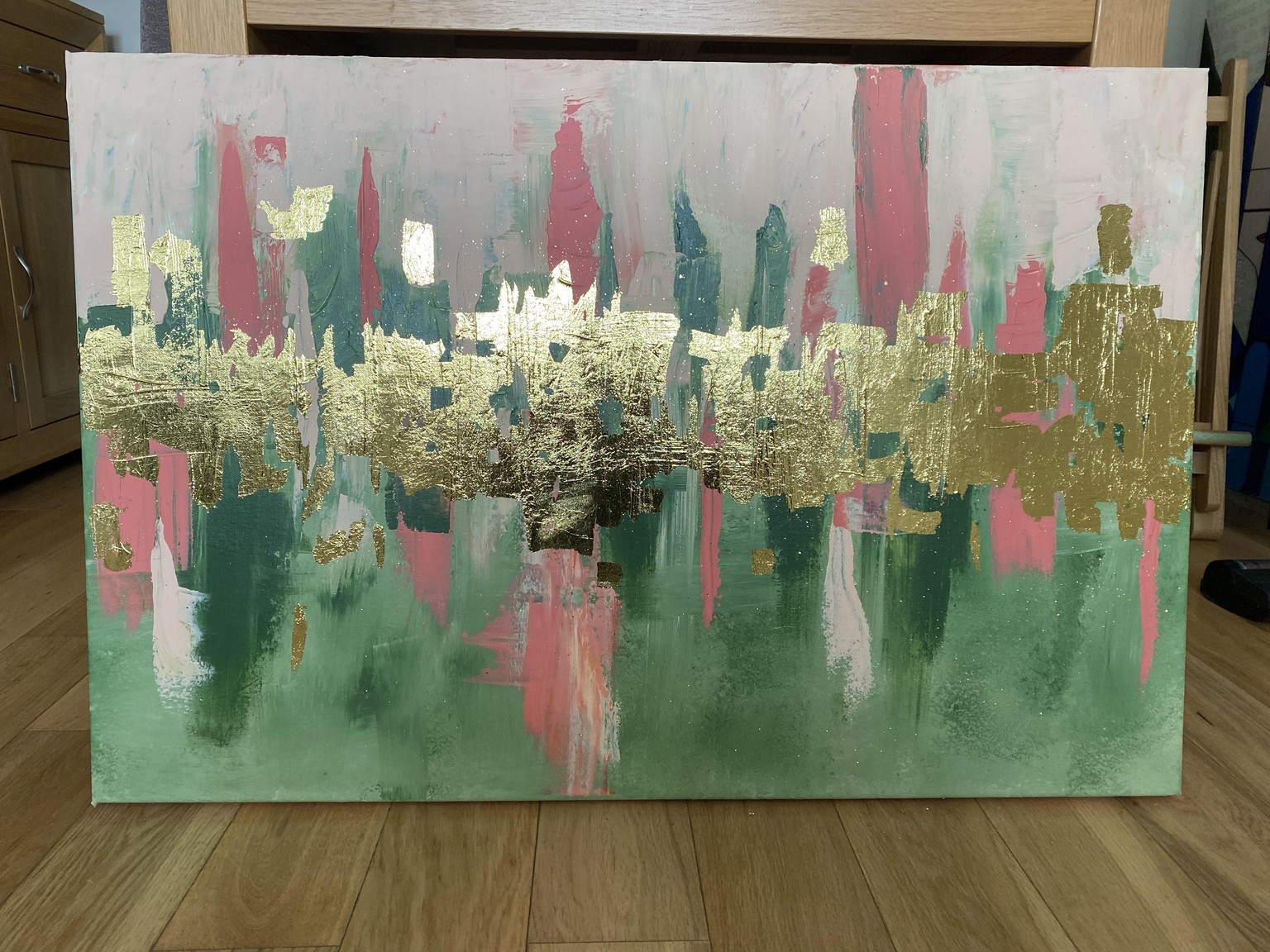 Abstract with Gold Leaf - image 9 - student project