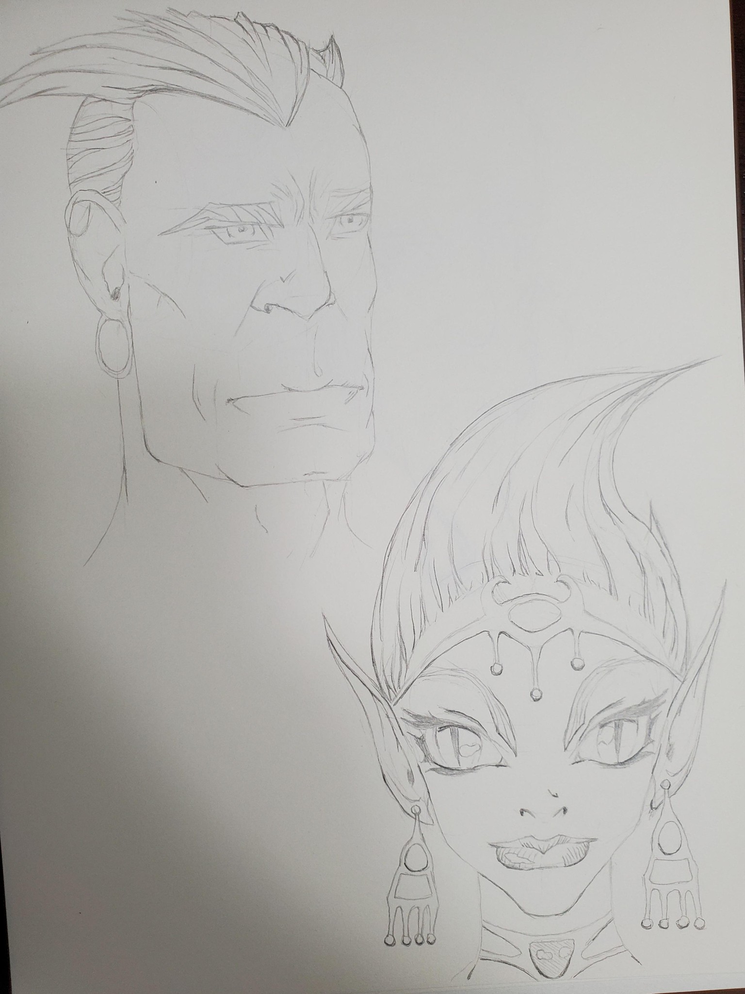 Project Files: Drawing Unique Character Heads, Facial Features & Hair Styles - image 1 - student project