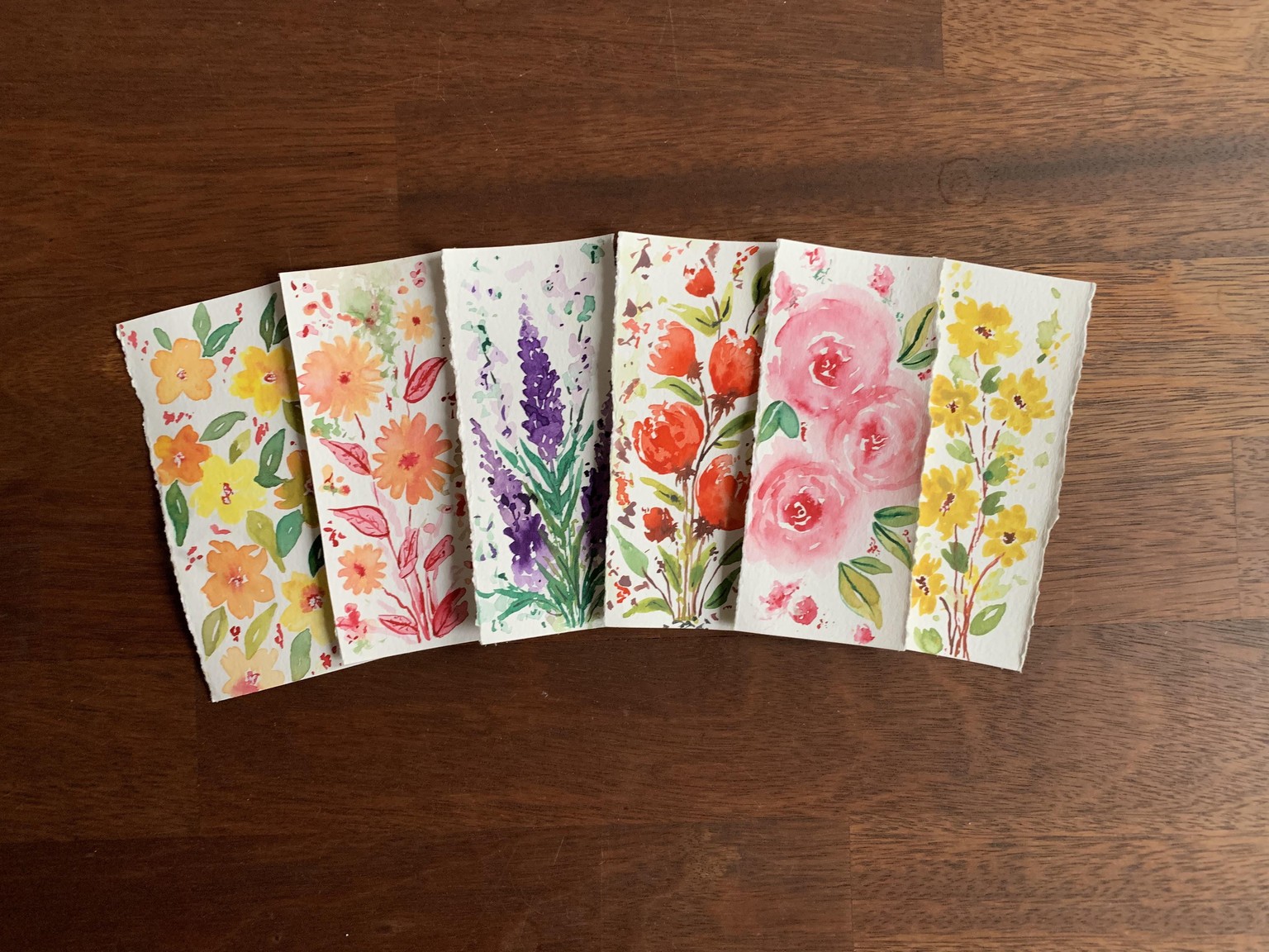 Floral bookmarks - image 1 - student project