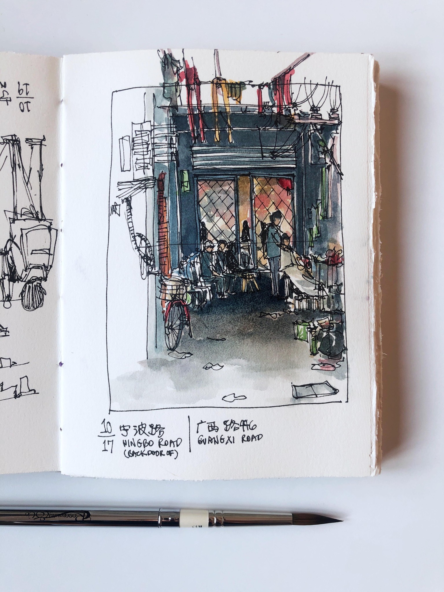 Urban Sketching + People - image 7 - student project