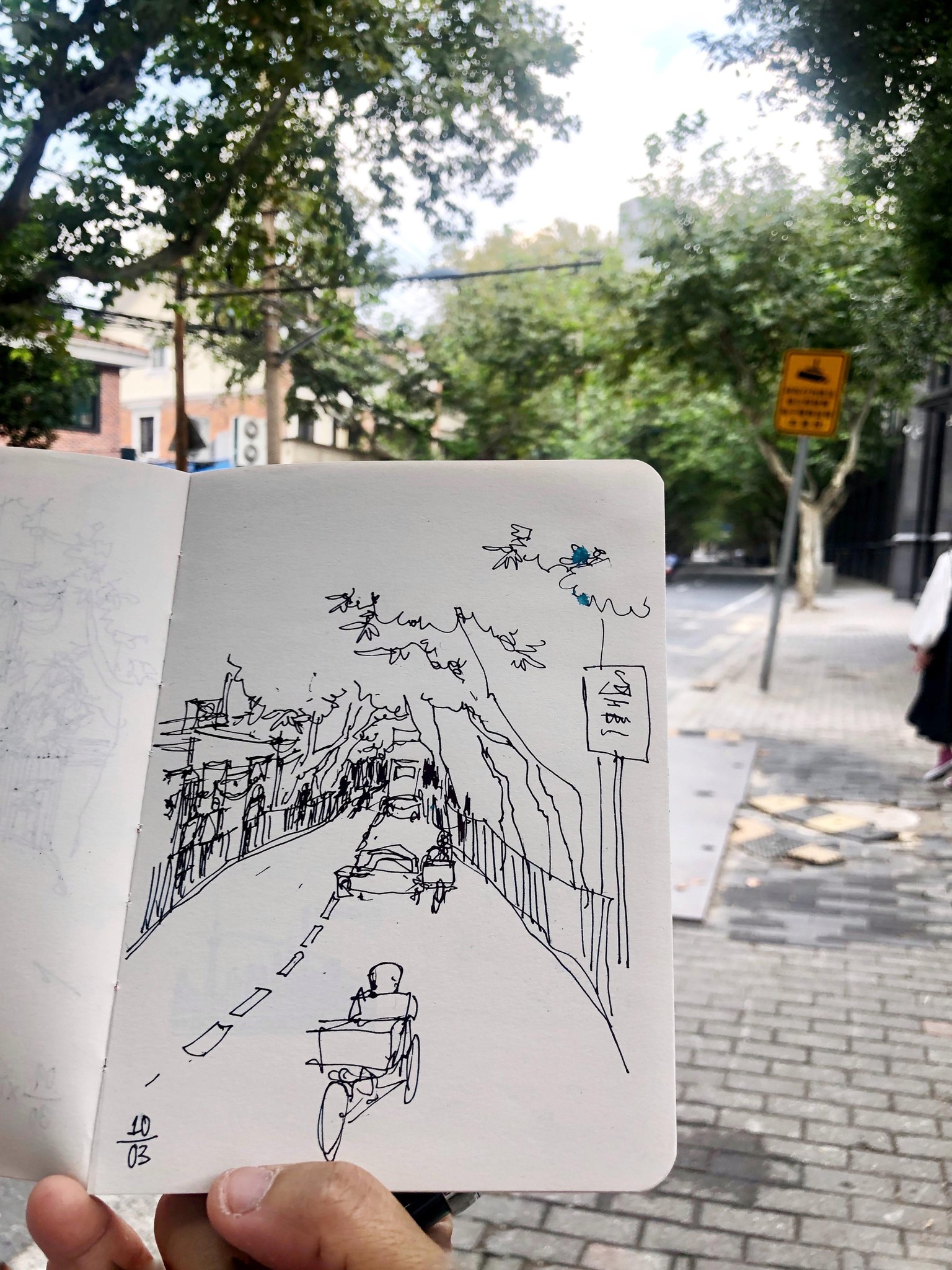 Urban Sketching + People - image 20 - student project