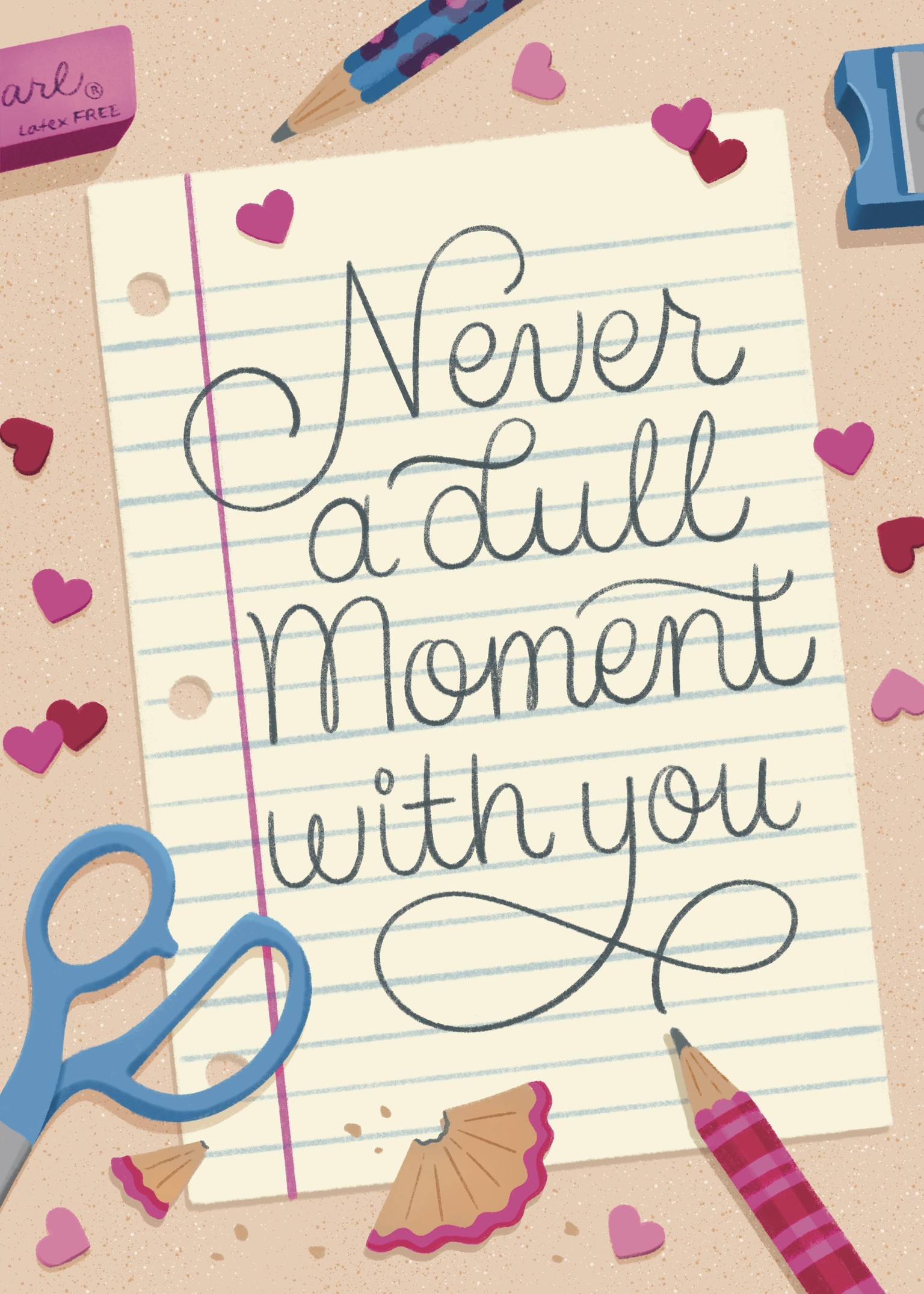 Never a Dull Moment Card - image 1 - student project
