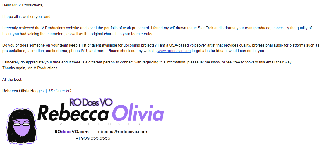 Project Email to