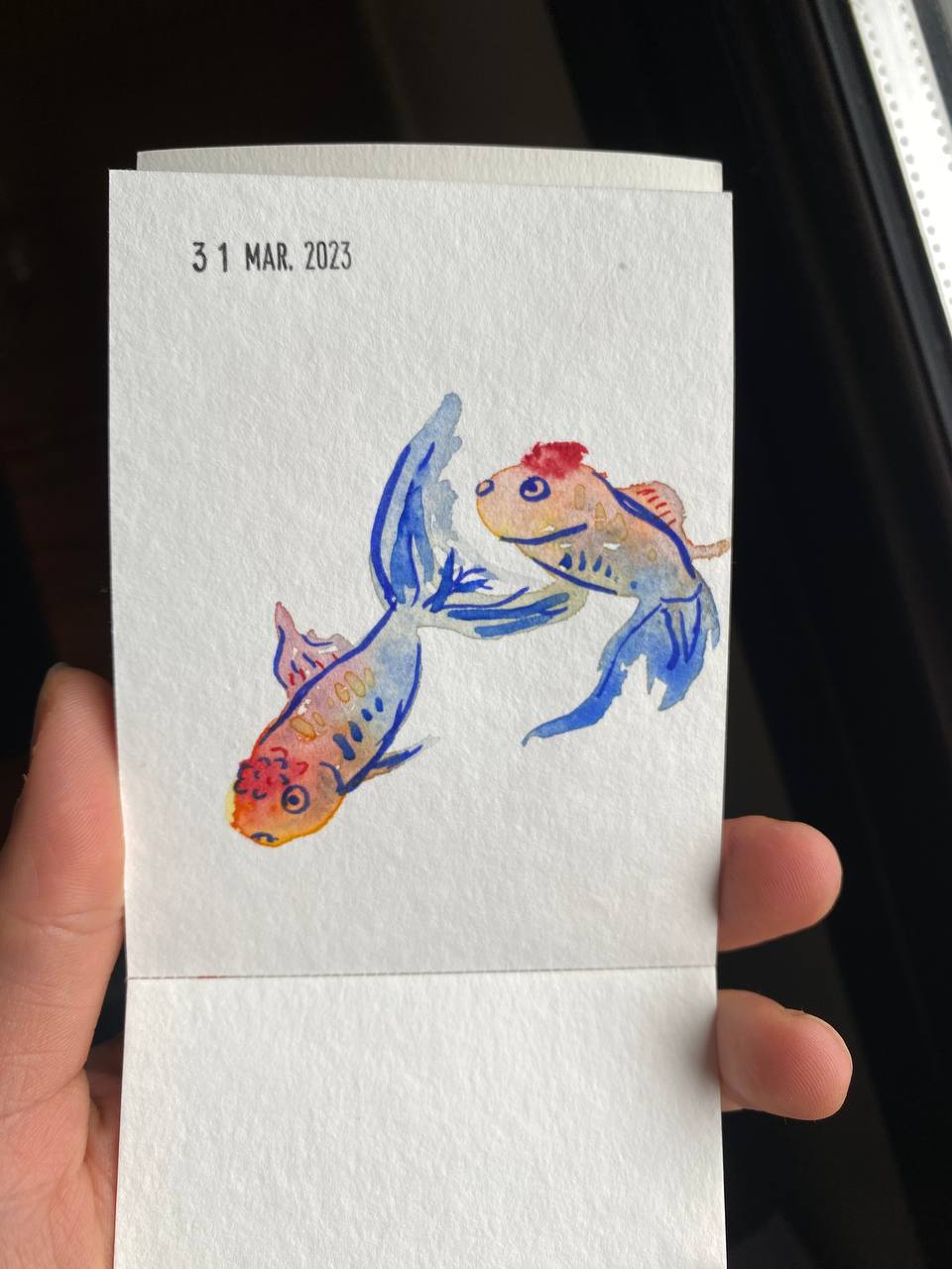 Watercoulour Fishes! - image 1 - student project