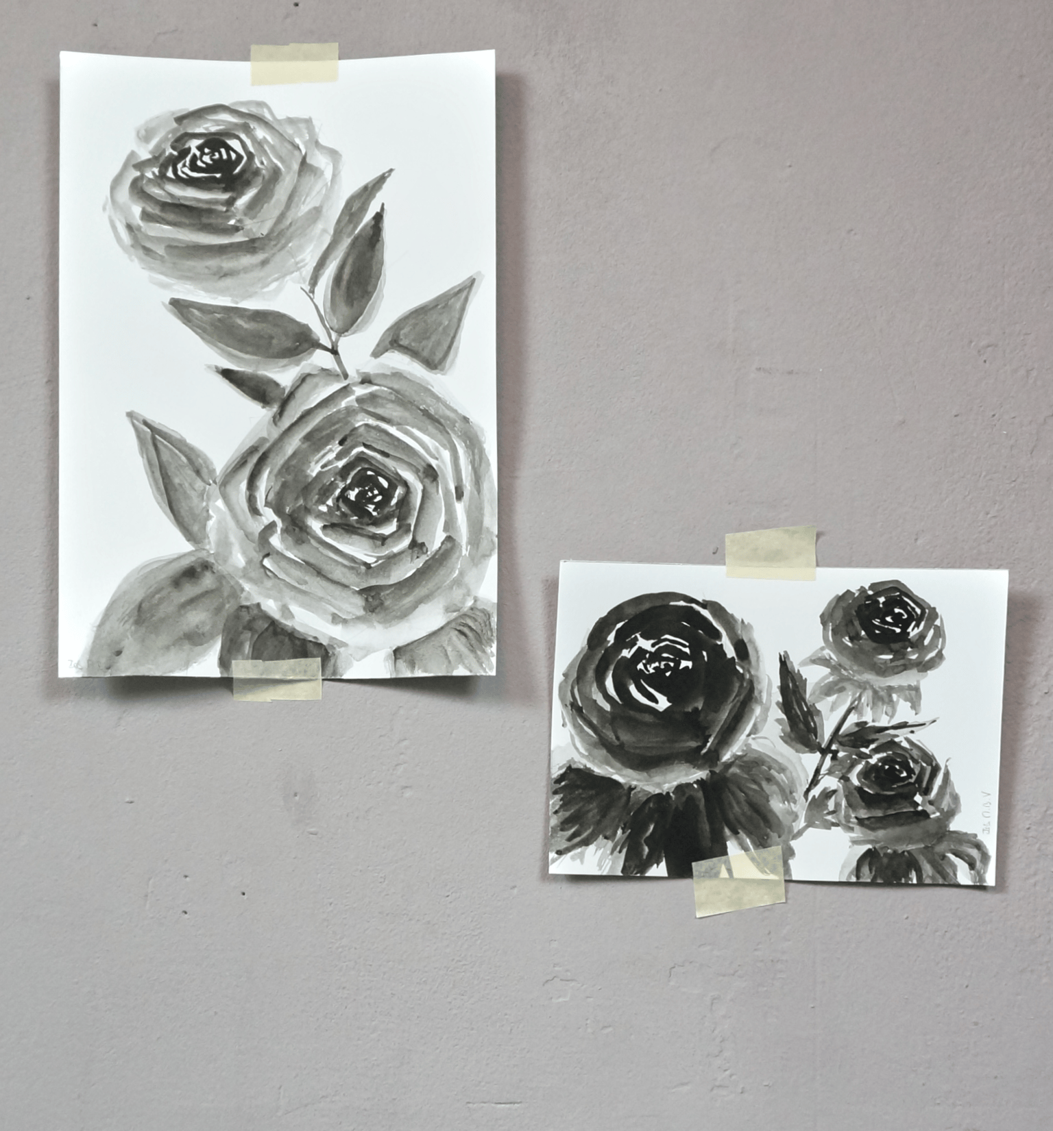 Inky Florals - image 3 - student project