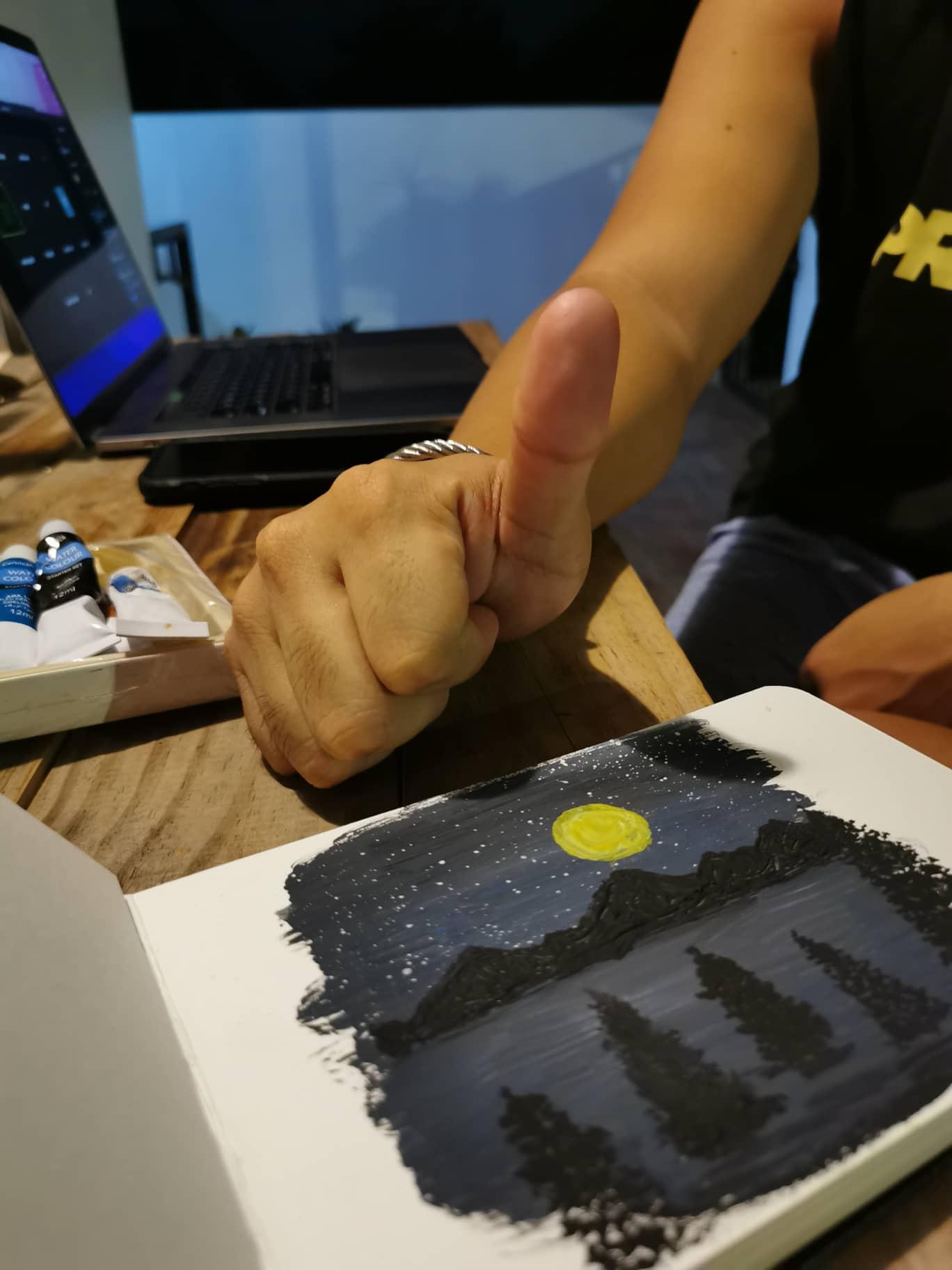 My Night Painting - image 1 - student project