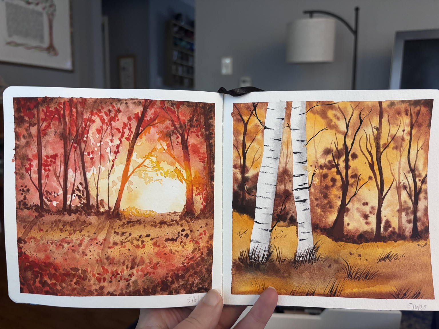 World Watercolor Month Paintings - image 1 - student project
