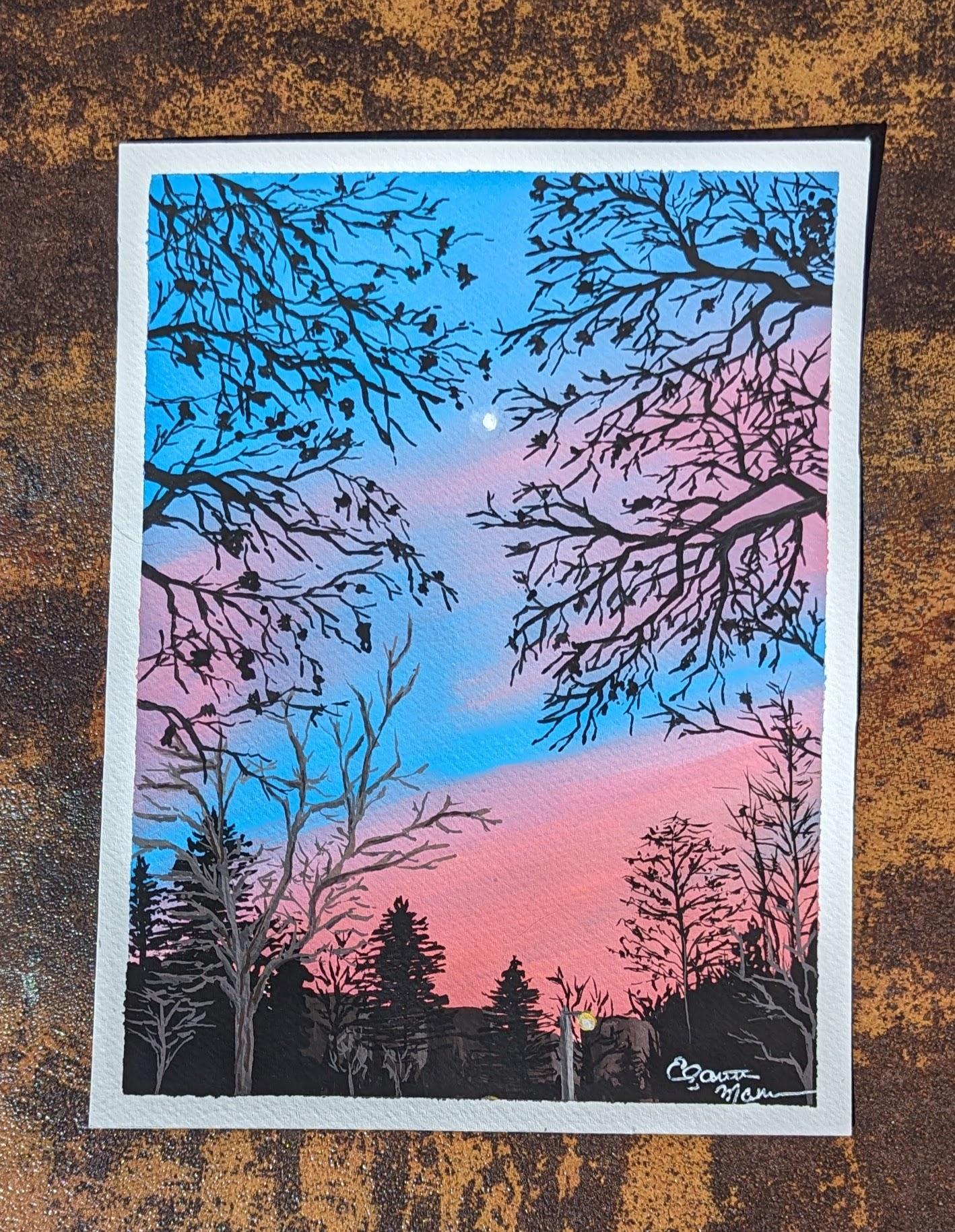 15 Days of Gouache Landscape Painting - image 5 - student project