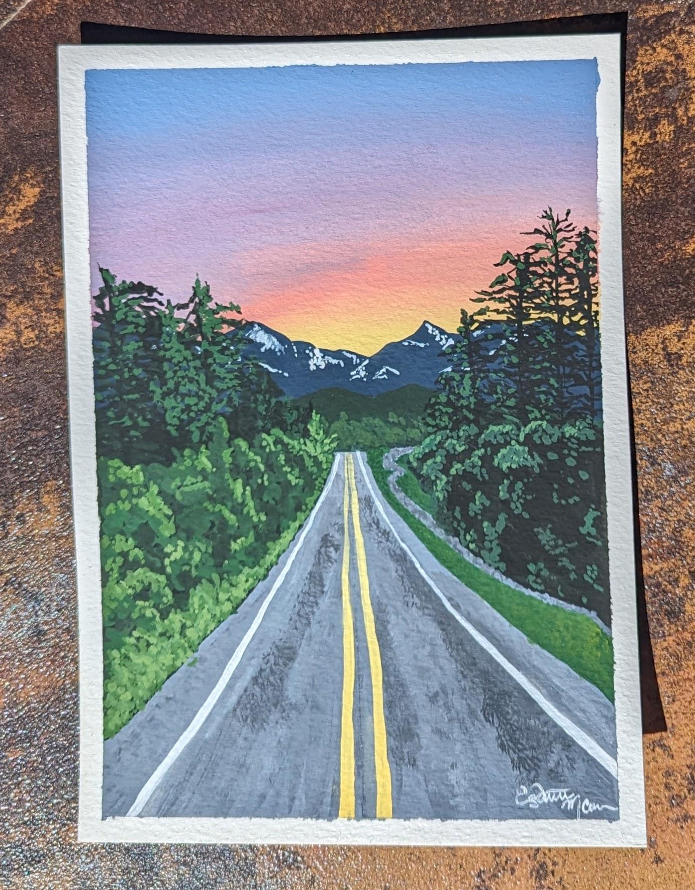 15 Days of Gouache Landscape Painting - image 3 - student project