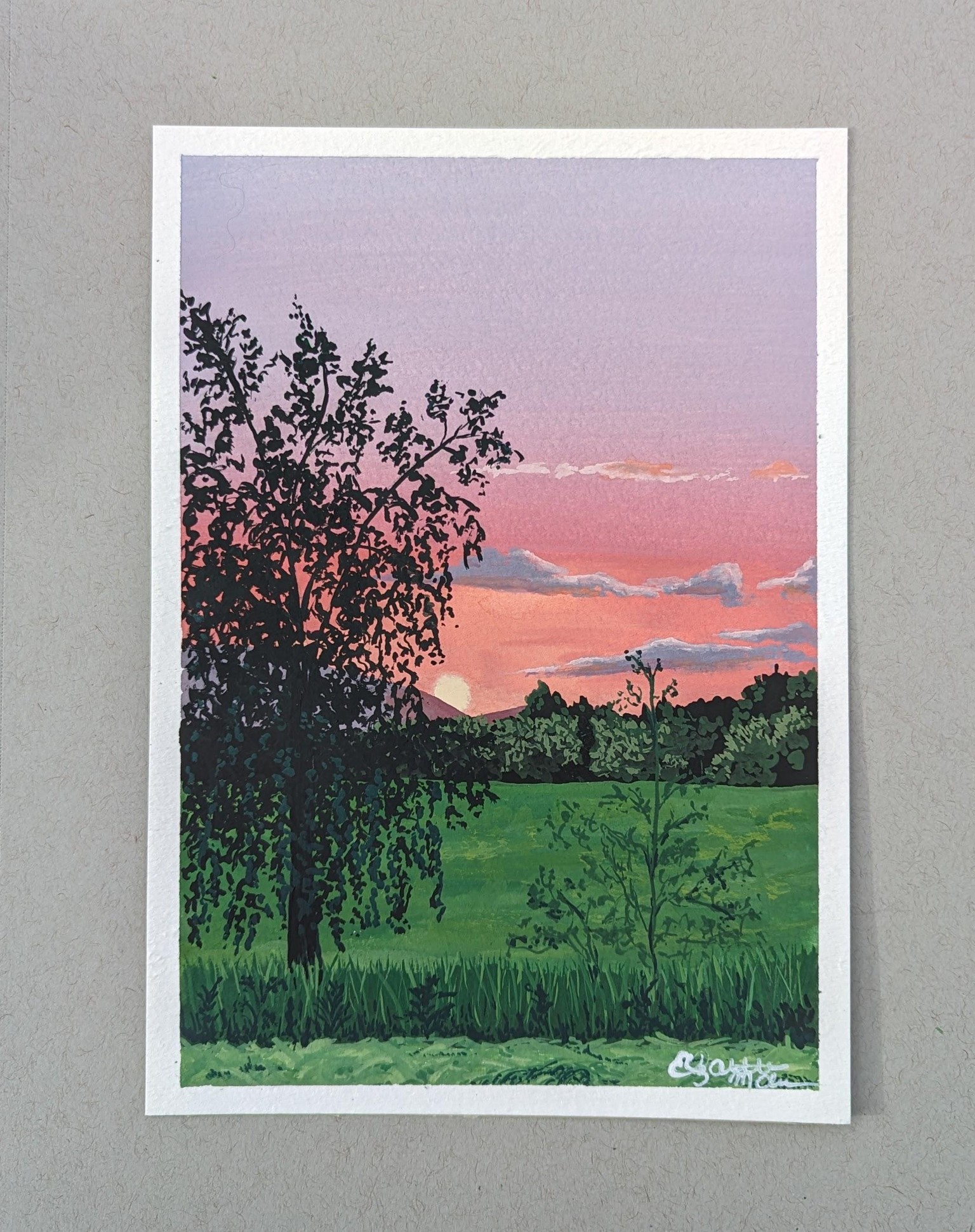 15 Days of Gouache Landscape Painting - image 12 - student project