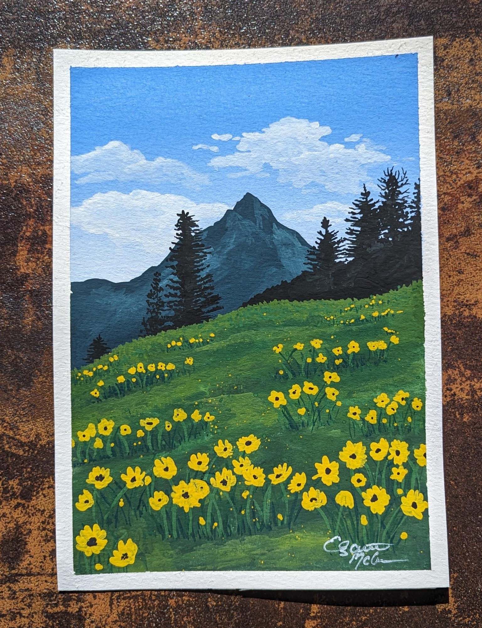15 Days of Gouache Landscape Painting - image 9 - student project