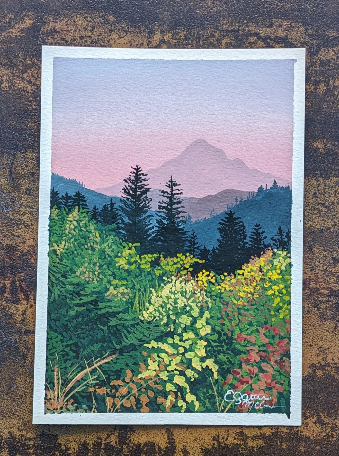 15 Days of Gouache Landscape Painting - image 13 - student project