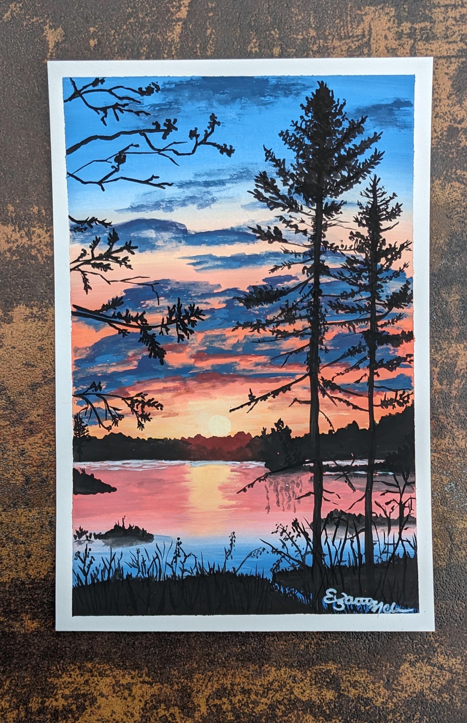 15 Days of Gouache Landscape Painting - image 4 - student project