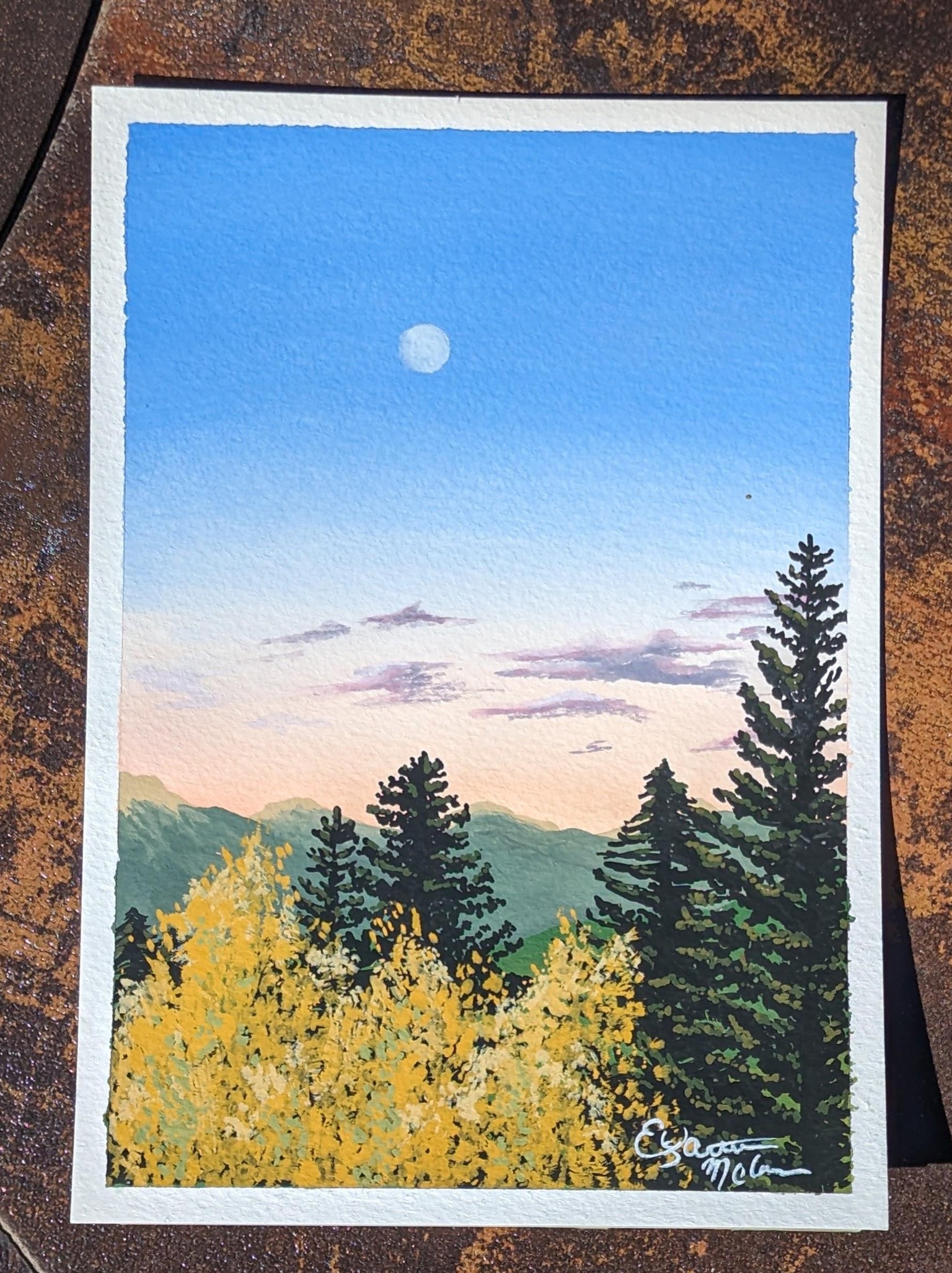 15 Days of Gouache Landscape Painting - image 8 - student project