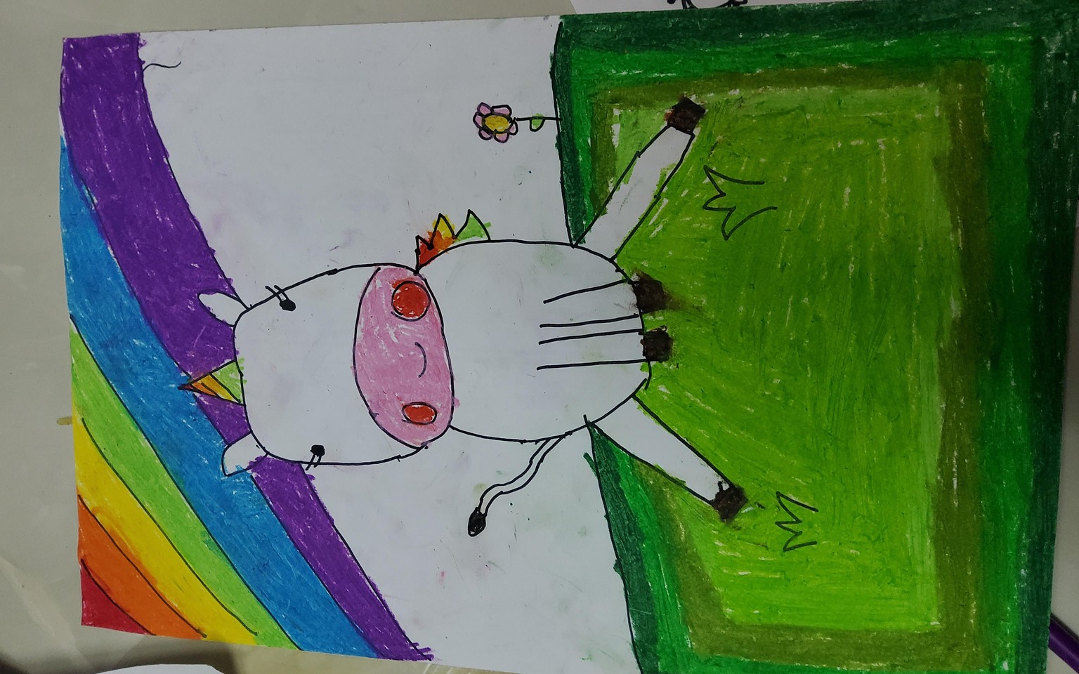Unicorn by khayra (4yo) - image 1 - student project