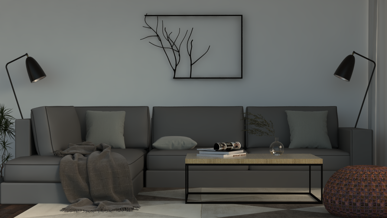 Escandinavian Living Room - image 3 - student project