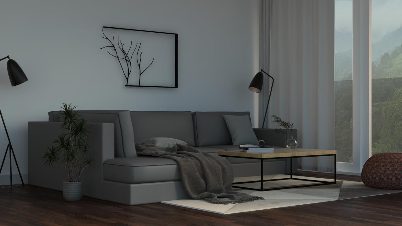 Escandinavian Living Room - image 1 - student project