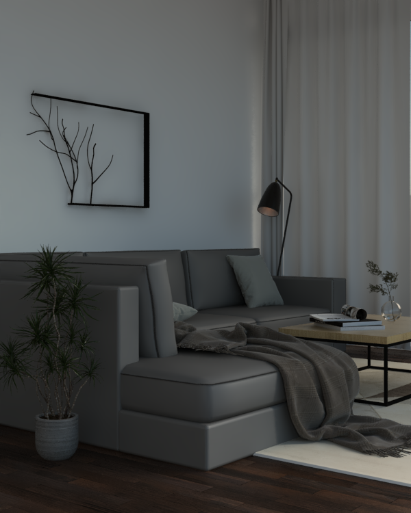 Escandinavian Living Room - image 2 - student project