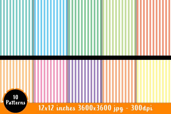 Pastel Stripe Patterns - image 1 - student project