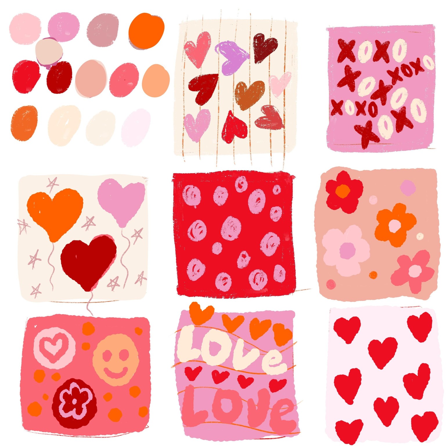 Mini Valentine’s pattern collection with Maja - image 1 - student project