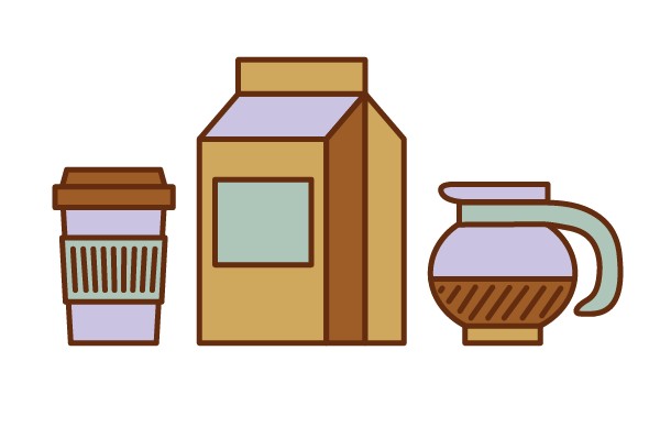 Coffee Set icons in Ai with Anne - image 2 - student project