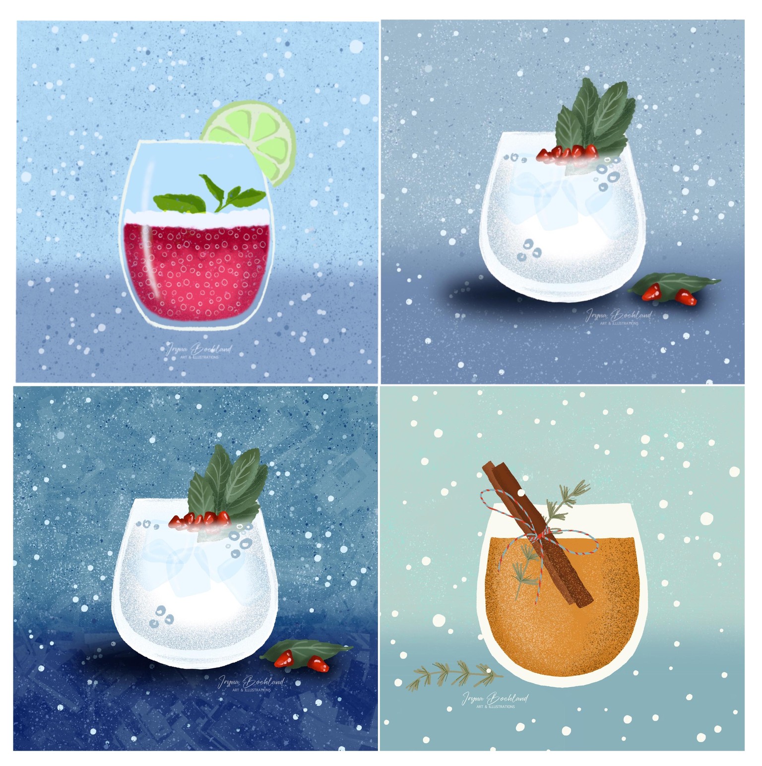 Minimalistic Christmas Cocktail with Maja - image 5 - student project